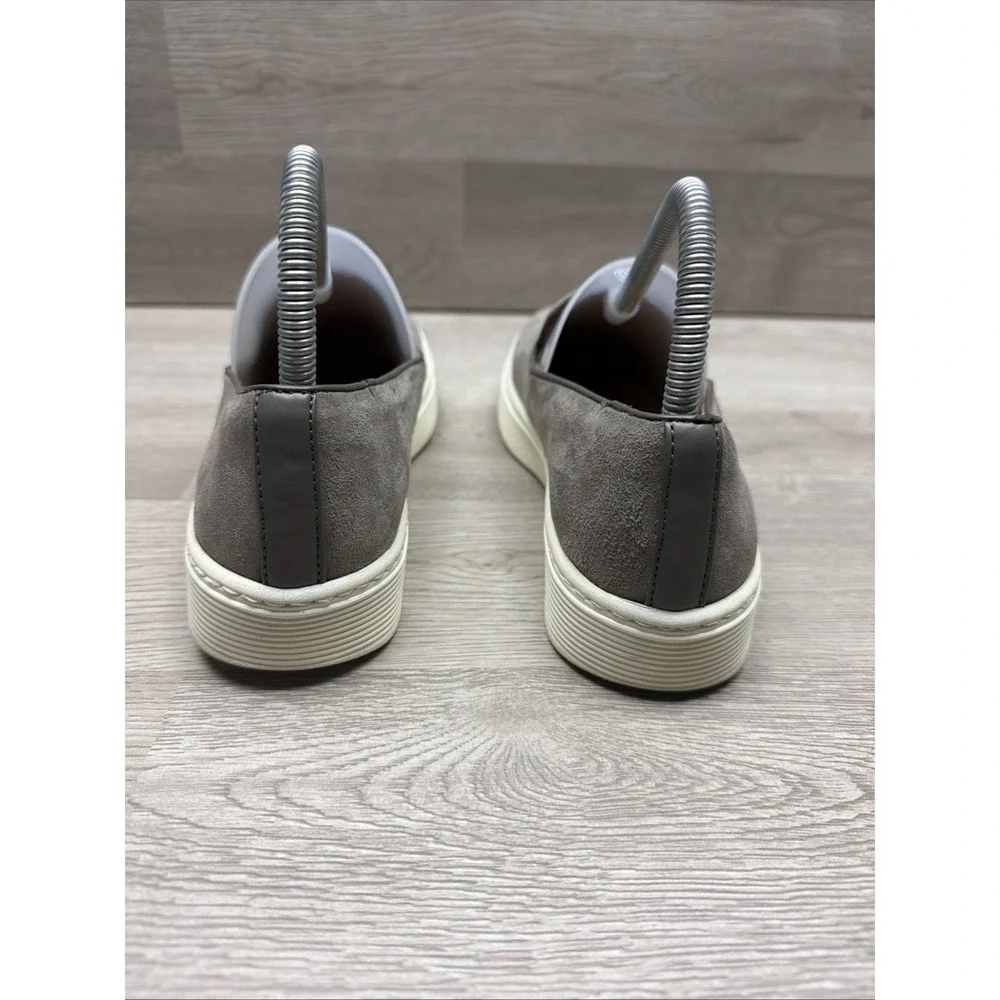 Söfft Somers Slip-On‎ Sneakers Women's Size 7M Gray Leather SF0021408 Very Nice